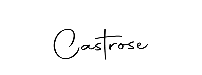 Design your own signature with our free online signature maker. With this signature software, you can create a handwritten (Autography-DOLnW) signature for name Castrose. Castrose signature style 10 images and pictures png