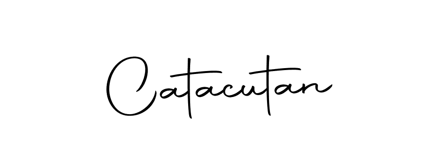 Make a beautiful signature design for name Catacutan. Use this online signature maker to create a handwritten signature for free. Catacutan signature style 10 images and pictures png