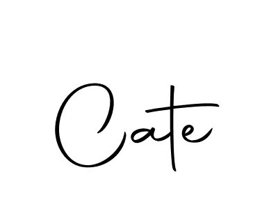 Design your own signature with our free online signature maker. With this signature software, you can create a handwritten (Autography-DOLnW) signature for name Cate. Cate signature style 10 images and pictures png