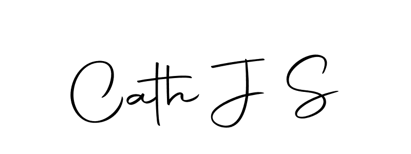 How to make Cath J S signature? Autography-DOLnW is a professional autograph style. Create handwritten signature for Cath J S name. Cath J S signature style 10 images and pictures png