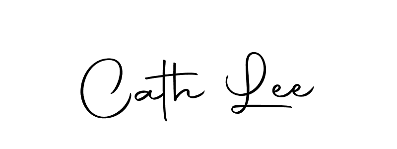 How to make Cath Lee name signature. Use Autography-DOLnW style for creating short signs online. This is the latest handwritten sign. Cath Lee signature style 10 images and pictures png