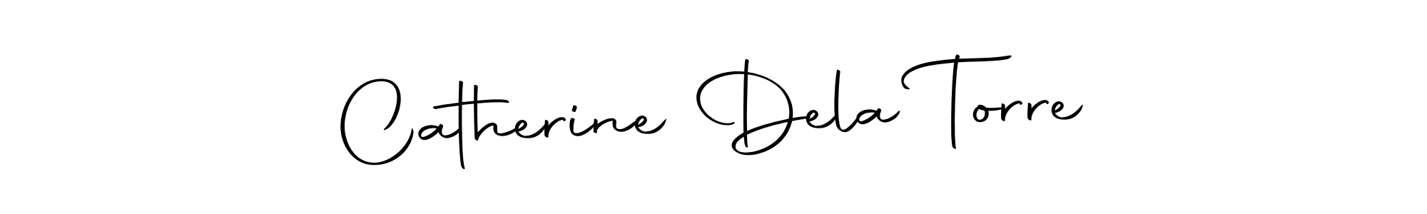 How to make Catherine Dela Torre name signature. Use Autography-DOLnW style for creating short signs online. This is the latest handwritten sign. Catherine Dela Torre signature style 10 images and pictures png
