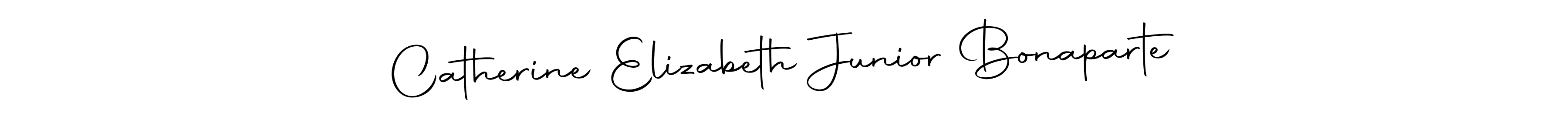 Make a beautiful signature design for name Catherine Elizabeth Junior Bonaparte. Use this online signature maker to create a handwritten signature for free. Catherine Elizabeth Junior Bonaparte signature style 10 images and pictures png