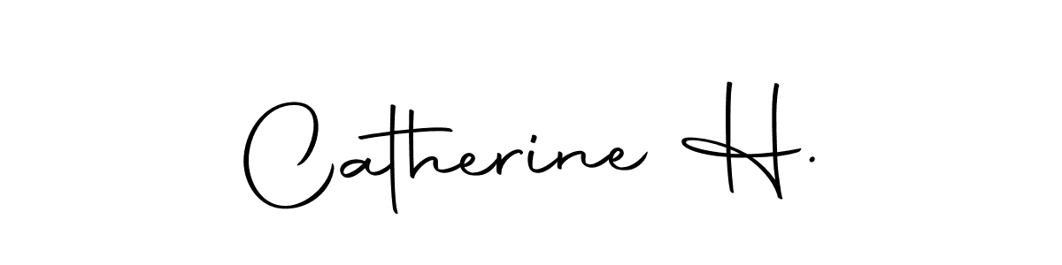 It looks lik you need a new signature style for name Catherine H.. Design unique handwritten (Autography-DOLnW) signature with our free signature maker in just a few clicks. Catherine H. signature style 10 images and pictures png