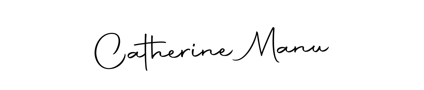 You should practise on your own different ways (Autography-DOLnW) to write your name (Catherine Manu) in signature. don't let someone else do it for you. Catherine Manu signature style 10 images and pictures png