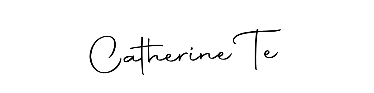 Make a beautiful signature design for name Catherine Te. With this signature (Autography-DOLnW) style, you can create a handwritten signature for free. Catherine Te signature style 10 images and pictures png