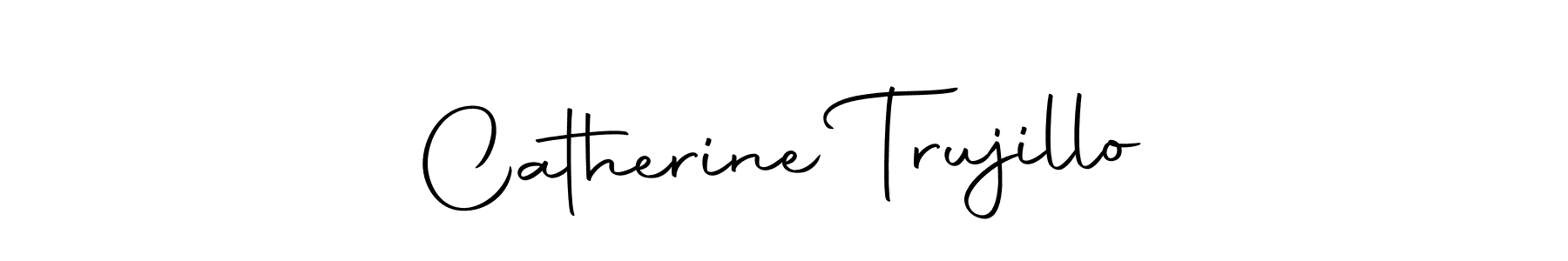 Catherine Trujillo stylish signature style. Best Handwritten Sign (Autography-DOLnW) for my name. Handwritten Signature Collection Ideas for my name Catherine Trujillo. Catherine Trujillo signature style 10 images and pictures png