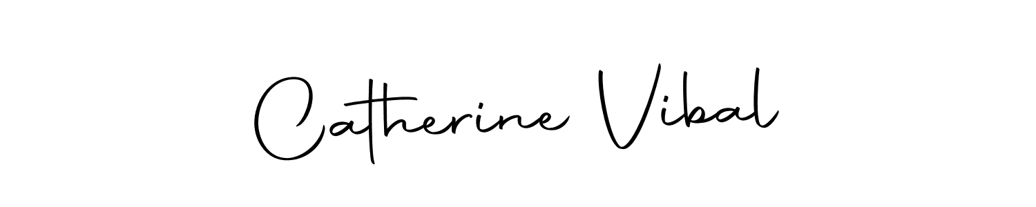 Create a beautiful signature design for name Catherine Vibal. With this signature (Autography-DOLnW) fonts, you can make a handwritten signature for free. Catherine Vibal signature style 10 images and pictures png