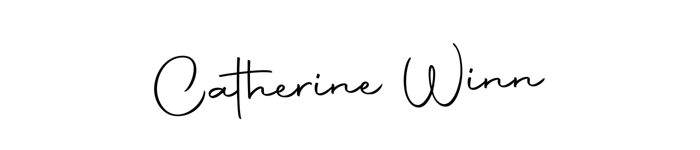 Design your own signature with our free online signature maker. With this signature software, you can create a handwritten (Autography-DOLnW) signature for name Catherine Winn. Catherine Winn signature style 10 images and pictures png