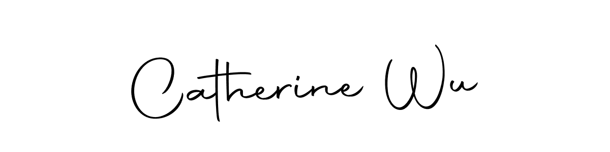 Make a beautiful signature design for name Catherine Wu. Use this online signature maker to create a handwritten signature for free. Catherine Wu signature style 10 images and pictures png