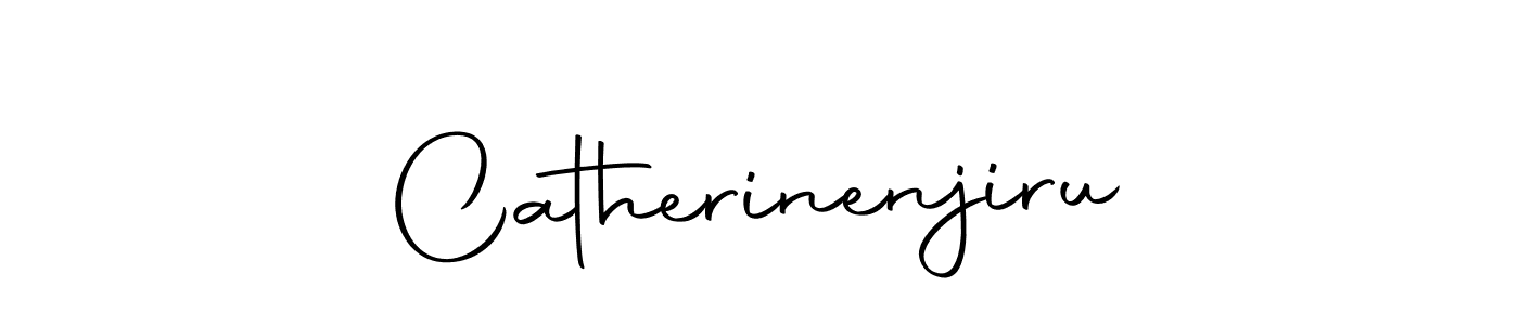 The best way (Autography-DOLnW) to make a short signature is to pick only two or three words in your name. The name Catherinenjiru include a total of six letters. For converting this name. Catherinenjiru signature style 10 images and pictures png