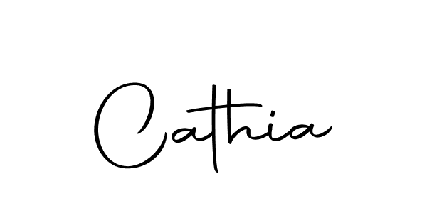 Design your own signature with our free online signature maker. With this signature software, you can create a handwritten (Autography-DOLnW) signature for name Cathia. Cathia signature style 10 images and pictures png