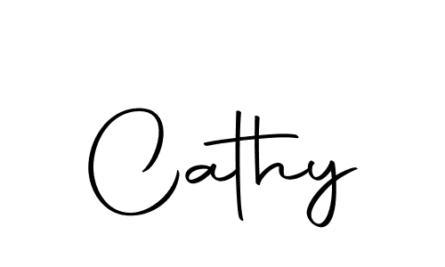 Design your own signature with our free online signature maker. With this signature software, you can create a handwritten (Autography-DOLnW) signature for name Cathy. Cathy signature style 10 images and pictures png