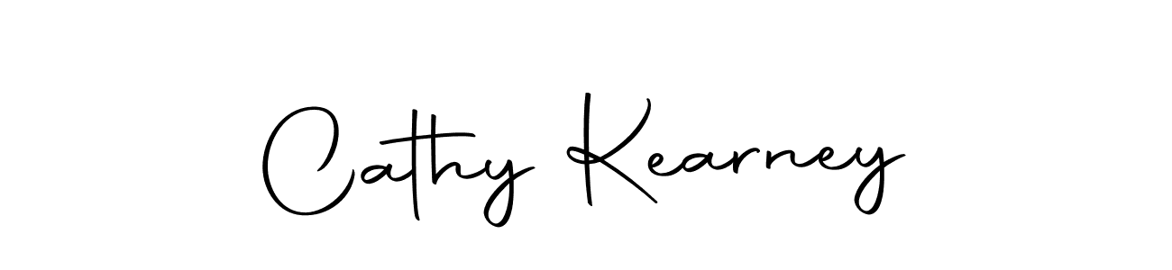 Create a beautiful signature design for name Cathy Kearney. With this signature (Autography-DOLnW) fonts, you can make a handwritten signature for free. Cathy Kearney signature style 10 images and pictures png