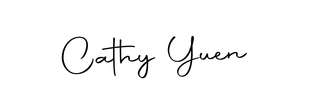 Design your own signature with our free online signature maker. With this signature software, you can create a handwritten (Autography-DOLnW) signature for name Cathy Yuen. Cathy Yuen signature style 10 images and pictures png