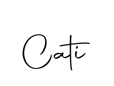 The best way (Autography-DOLnW) to make a short signature is to pick only two or three words in your name. The name Cati include a total of six letters. For converting this name. Cati signature style 10 images and pictures png