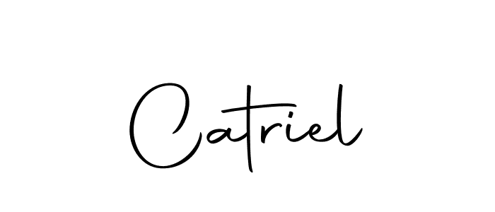 Create a beautiful signature design for name Catriel. With this signature (Autography-DOLnW) fonts, you can make a handwritten signature for free. Catriel signature style 10 images and pictures png