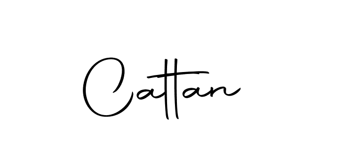 The best way (Autography-DOLnW) to make a short signature is to pick only two or three words in your name. The name Cattan  include a total of six letters. For converting this name. Cattan  signature style 10 images and pictures png