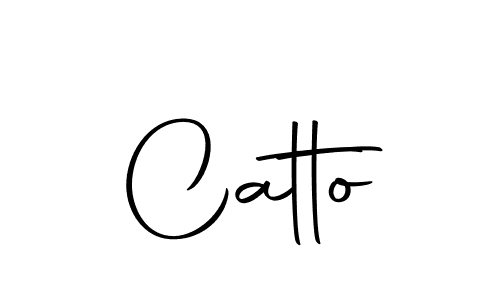 Make a beautiful signature design for name Catto. With this signature (Autography-DOLnW) style, you can create a handwritten signature for free. Catto signature style 10 images and pictures png