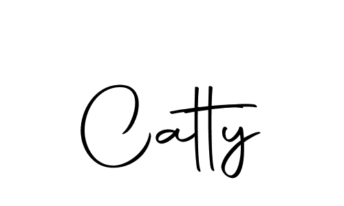Use a signature maker to create a handwritten signature online. With this signature software, you can design (Autography-DOLnW) your own signature for name Catty. Catty signature style 10 images and pictures png