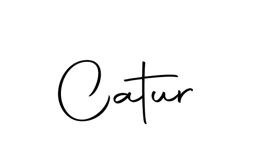 How to make Catur name signature. Use Autography-DOLnW style for creating short signs online. This is the latest handwritten sign. Catur signature style 10 images and pictures png