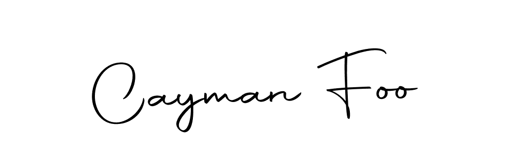 It looks lik you need a new signature style for name Cayman Foo. Design unique handwritten (Autography-DOLnW) signature with our free signature maker in just a few clicks. Cayman Foo signature style 10 images and pictures png