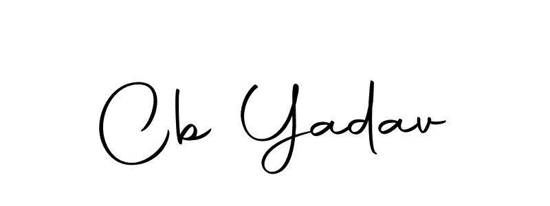 Also we have Cb Yadav name is the best signature style. Create professional handwritten signature collection using Autography-DOLnW autograph style. Cb Yadav signature style 10 images and pictures png
