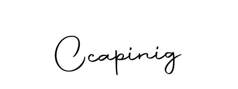 Design your own signature with our free online signature maker. With this signature software, you can create a handwritten (Autography-DOLnW) signature for name Ccapinig. Ccapinig signature style 10 images and pictures png