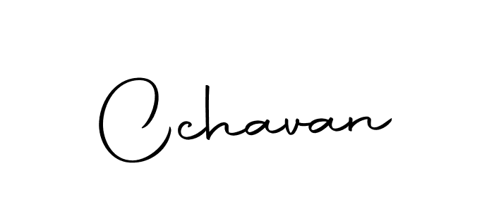 Cchavan stylish signature style. Best Handwritten Sign (Autography-DOLnW) for my name. Handwritten Signature Collection Ideas for my name Cchavan. Cchavan signature style 10 images and pictures png