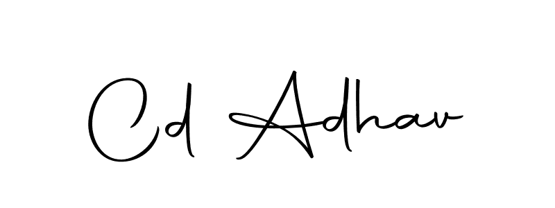 It looks lik you need a new signature style for name Cd Adhav. Design unique handwritten (Autography-DOLnW) signature with our free signature maker in just a few clicks. Cd Adhav signature style 10 images and pictures png