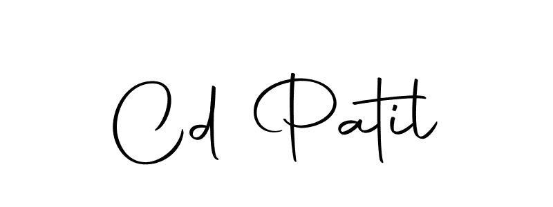 Make a beautiful signature design for name Cd Patil. With this signature (Autography-DOLnW) style, you can create a handwritten signature for free. Cd Patil signature style 10 images and pictures png