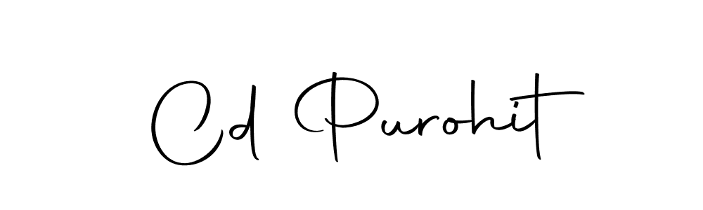 Make a beautiful signature design for name Cd Purohit. Use this online signature maker to create a handwritten signature for free. Cd Purohit signature style 10 images and pictures png
