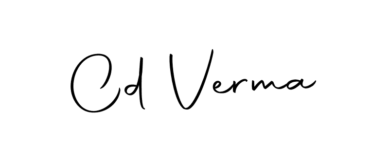 Design your own signature with our free online signature maker. With this signature software, you can create a handwritten (Autography-DOLnW) signature for name Cd Verma. Cd Verma signature style 10 images and pictures png