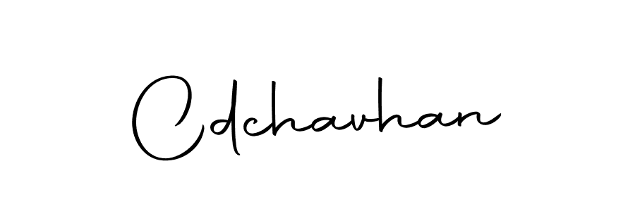 How to make Cdchavhan signature? Autography-DOLnW is a professional autograph style. Create handwritten signature for Cdchavhan name. Cdchavhan signature style 10 images and pictures png