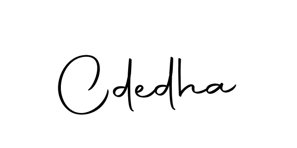 Design your own signature with our free online signature maker. With this signature software, you can create a handwritten (Autography-DOLnW) signature for name Cdedha. Cdedha signature style 10 images and pictures png