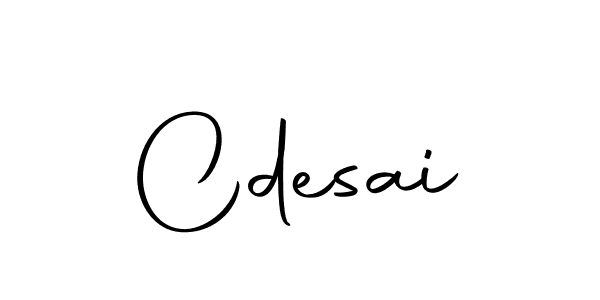 You should practise on your own different ways (Autography-DOLnW) to write your name (Cdesai) in signature. don't let someone else do it for you. Cdesai signature style 10 images and pictures png