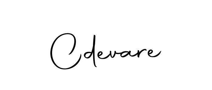 Design your own signature with our free online signature maker. With this signature software, you can create a handwritten (Autography-DOLnW) signature for name Cdevare. Cdevare signature style 10 images and pictures png