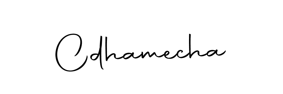 How to make Cdhamecha signature? Autography-DOLnW is a professional autograph style. Create handwritten signature for Cdhamecha name. Cdhamecha signature style 10 images and pictures png