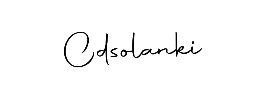 Design your own signature with our free online signature maker. With this signature software, you can create a handwritten (Autography-DOLnW) signature for name Cdsolanki. Cdsolanki signature style 10 images and pictures png