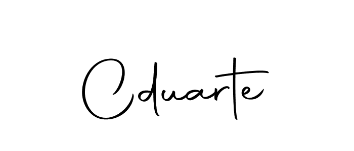 Design your own signature with our free online signature maker. With this signature software, you can create a handwritten (Autography-DOLnW) signature for name Cduarte. Cduarte signature style 10 images and pictures png