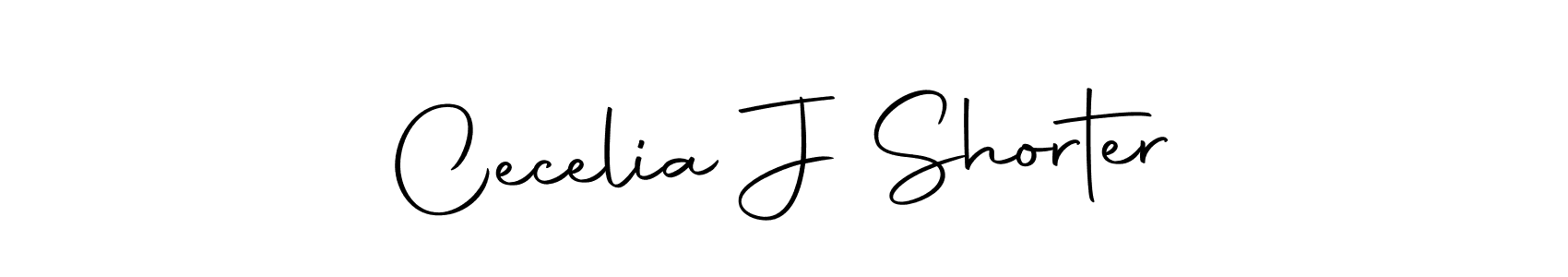 Here are the top 10 professional signature styles for the name Cecelia J Shorter. These are the best autograph styles you can use for your name. Cecelia J Shorter signature style 10 images and pictures png