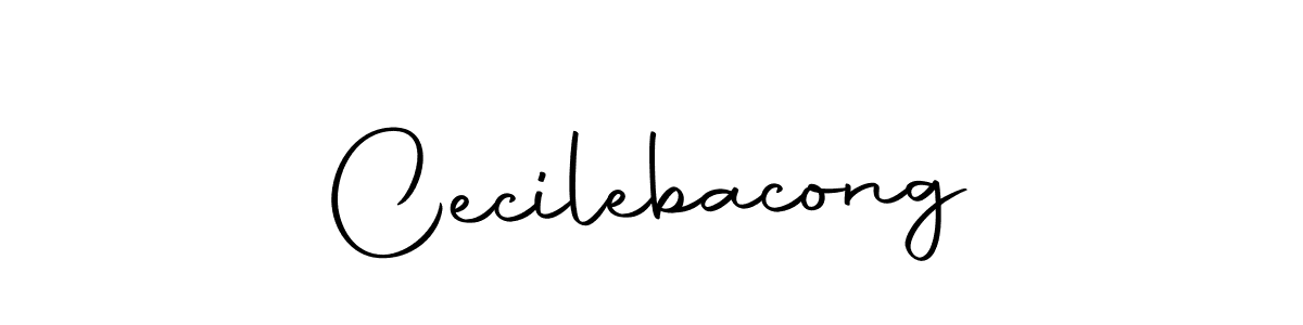 Make a beautiful signature design for name Cecilebacong. Use this online signature maker to create a handwritten signature for free. Cecilebacong signature style 10 images and pictures png