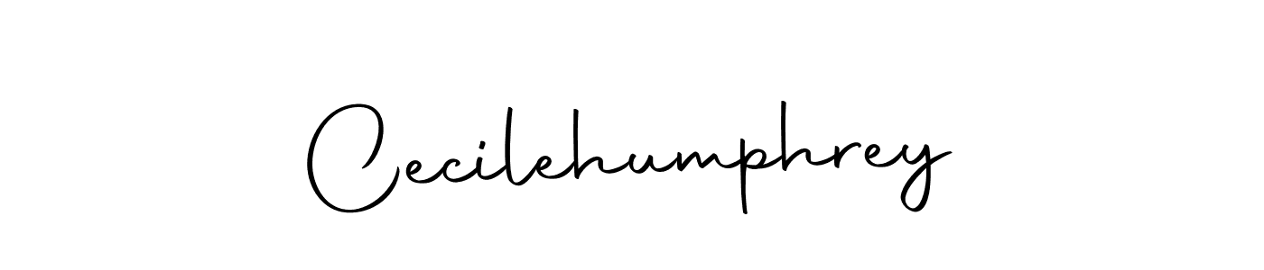 Create a beautiful signature design for name Cecilehumphrey. With this signature (Autography-DOLnW) fonts, you can make a handwritten signature for free. Cecilehumphrey signature style 10 images and pictures png