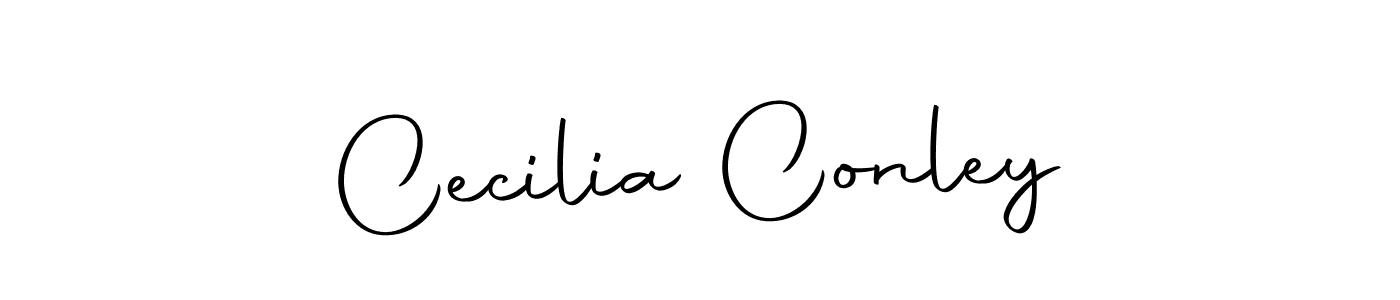 Create a beautiful signature design for name Cecilia Conley. With this signature (Autography-DOLnW) fonts, you can make a handwritten signature for free. Cecilia Conley signature style 10 images and pictures png