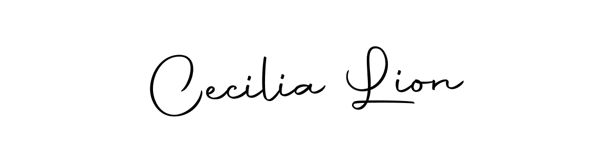 How to make Cecilia Lion signature? Autography-DOLnW is a professional autograph style. Create handwritten signature for Cecilia Lion name. Cecilia Lion signature style 10 images and pictures png