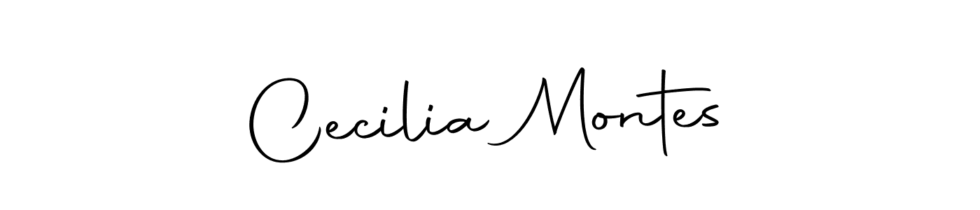 Design your own signature with our free online signature maker. With this signature software, you can create a handwritten (Autography-DOLnW) signature for name Cecilia Montes. Cecilia Montes signature style 10 images and pictures png