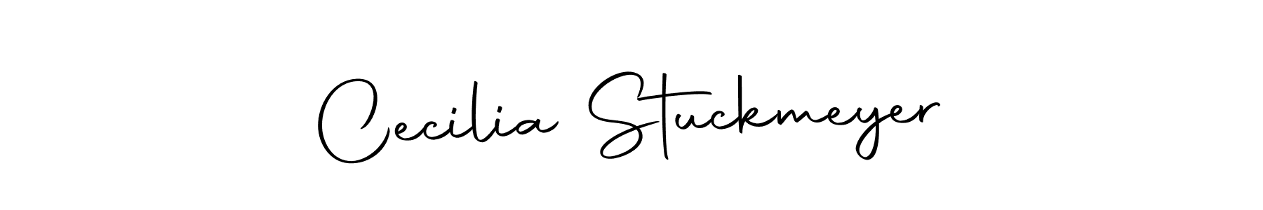 It looks lik you need a new signature style for name Cecilia Stuckmeyer. Design unique handwritten (Autography-DOLnW) signature with our free signature maker in just a few clicks. Cecilia Stuckmeyer signature style 10 images and pictures png