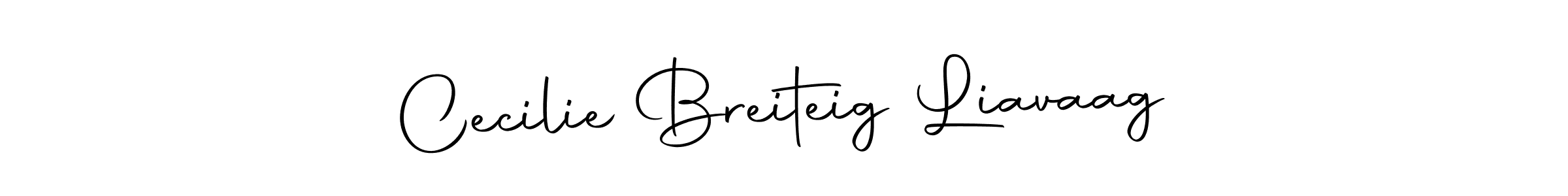 Cecilie Breiteig Liavaag stylish signature style. Best Handwritten Sign (Autography-DOLnW) for my name. Handwritten Signature Collection Ideas for my name Cecilie Breiteig Liavaag. Cecilie Breiteig Liavaag signature style 10 images and pictures png