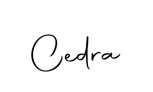 Use a signature maker to create a handwritten signature online. With this signature software, you can design (Autography-DOLnW) your own signature for name Cedra. Cedra signature style 10 images and pictures png