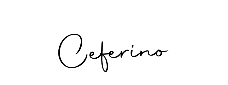 Design your own signature with our free online signature maker. With this signature software, you can create a handwritten (Autography-DOLnW) signature for name Ceferino. Ceferino signature style 10 images and pictures png